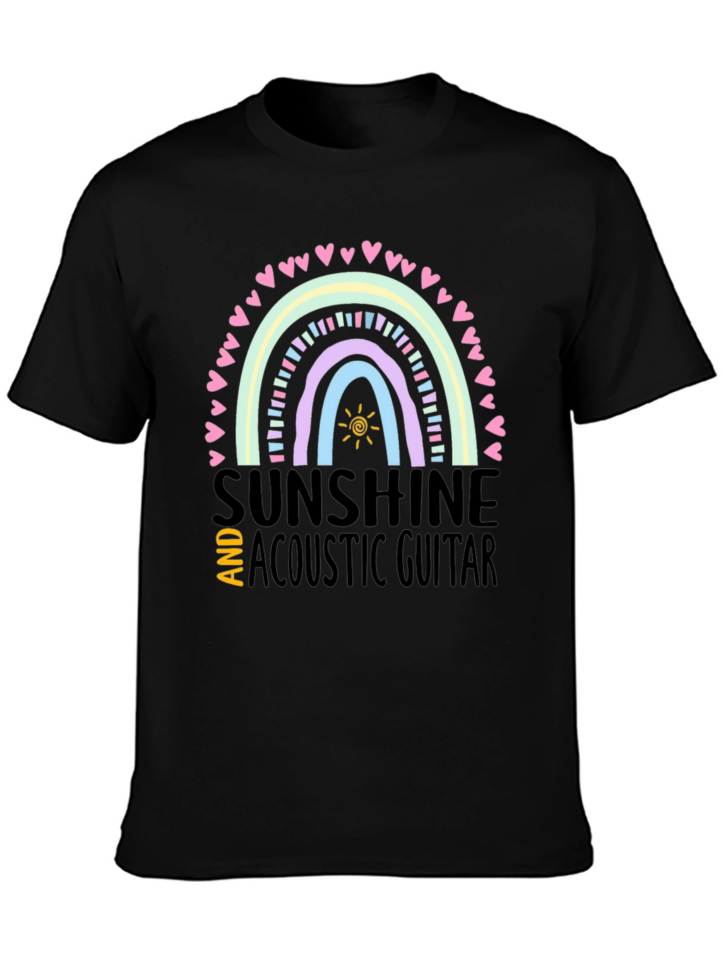 Sunshine & Acoustic Guitar Graphic Tee