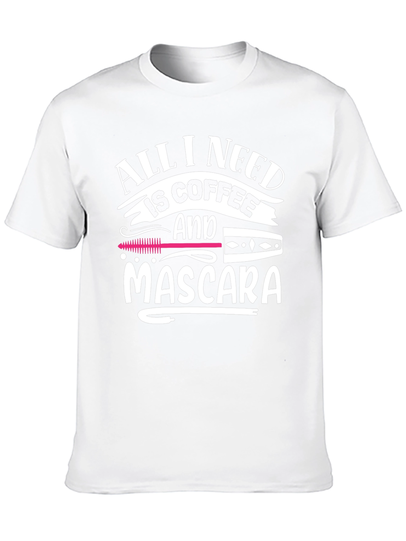 Coffee and Mascara Graphic Tee - Unisex Casual Top