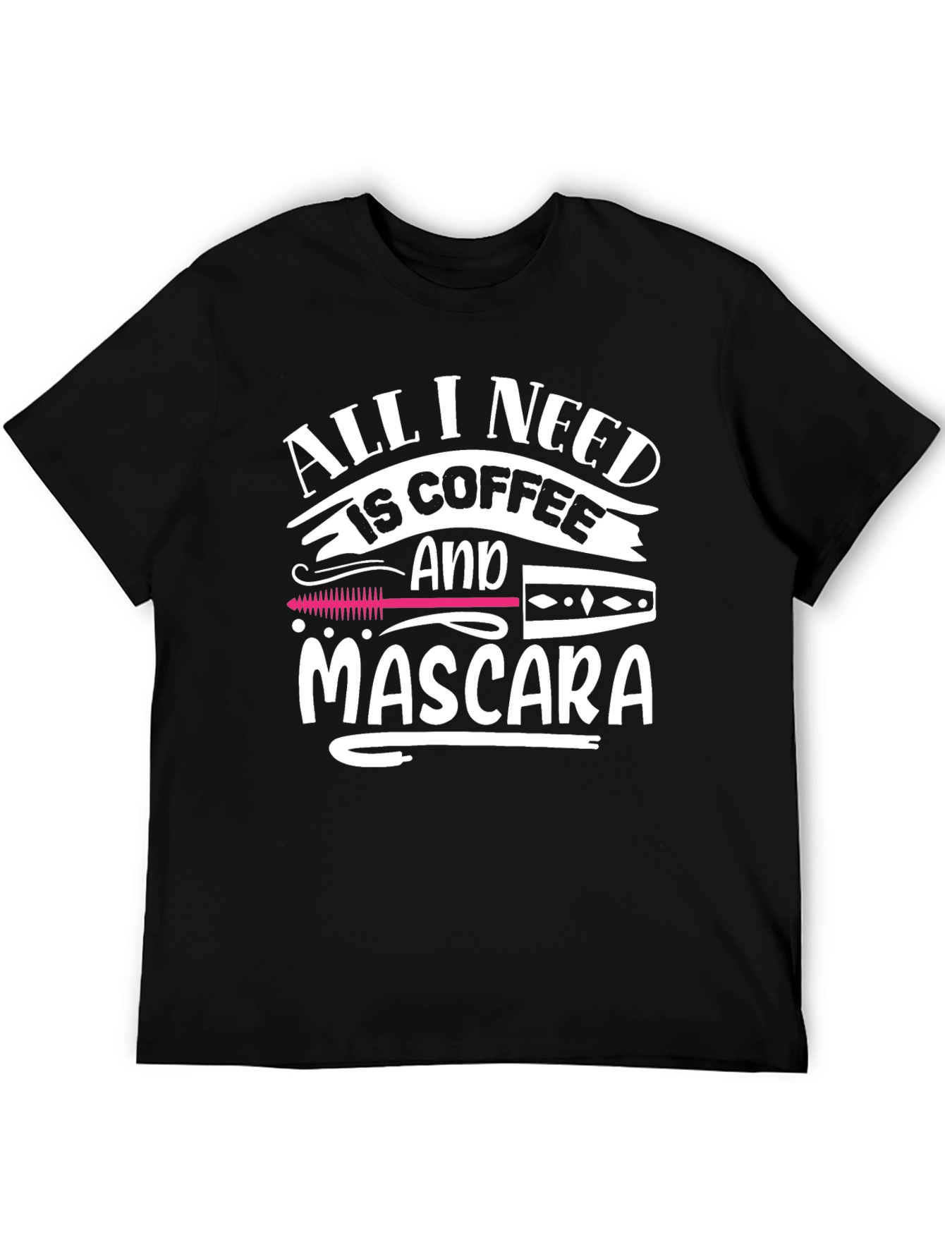 Coffee and Mascara Graphic Tee - Unisex Casual Top