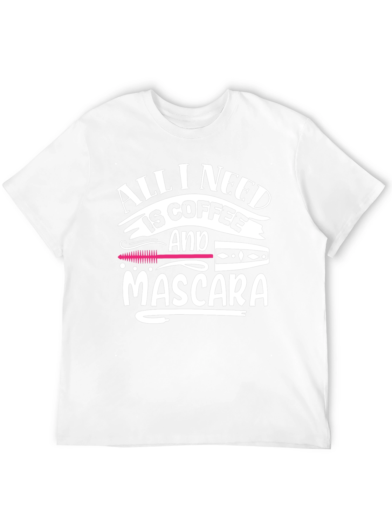 Coffee and Mascara Graphic Tee - Unisex Casual Top