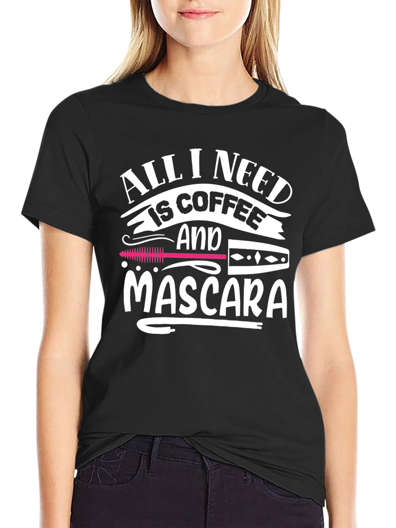 Coffee and Mascara Graphic Tee - Unisex Casual Top