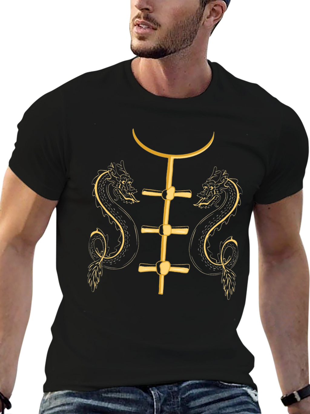 Dragon Symbol Black T-Shirt