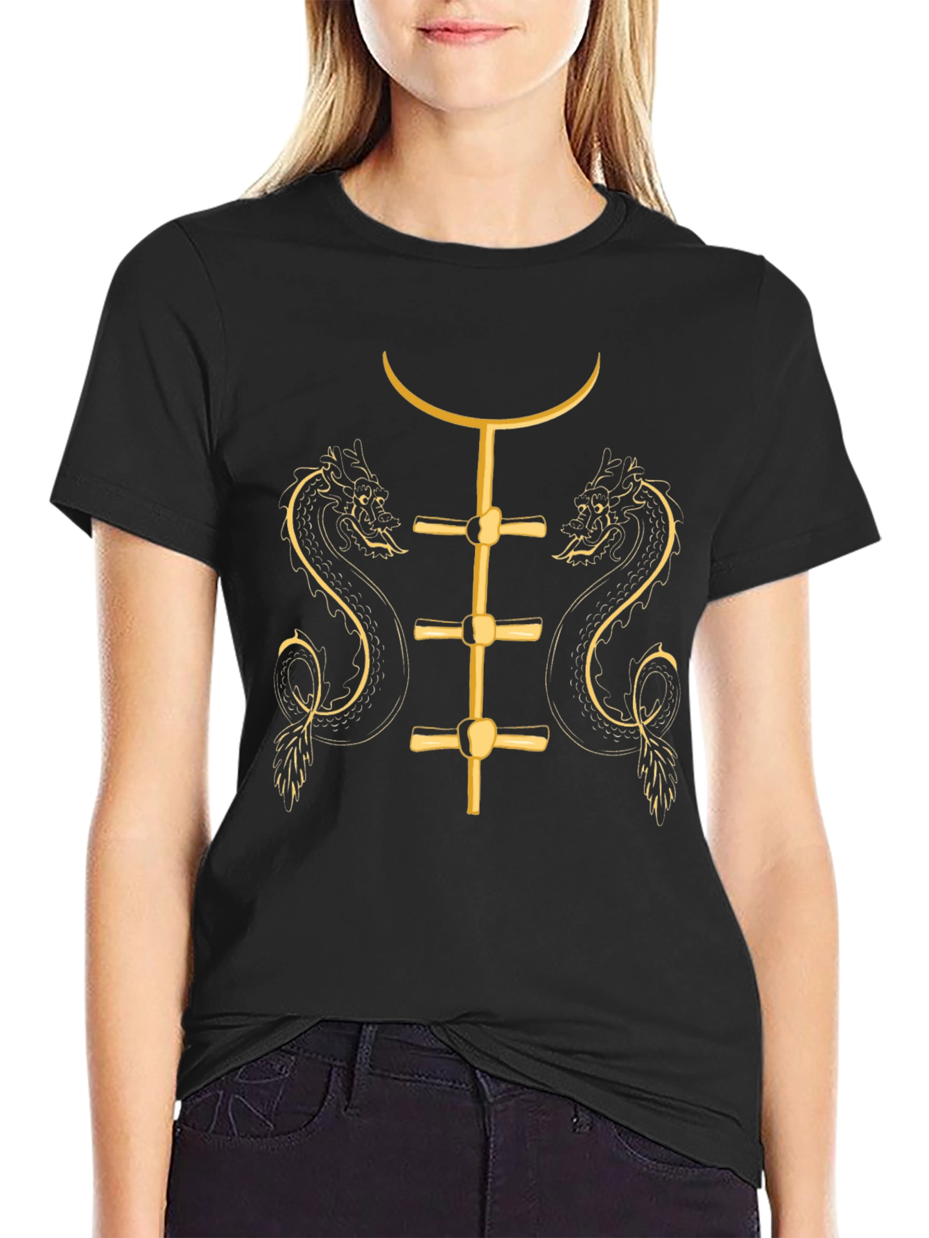 Dragon Symbol Black T-Shirt