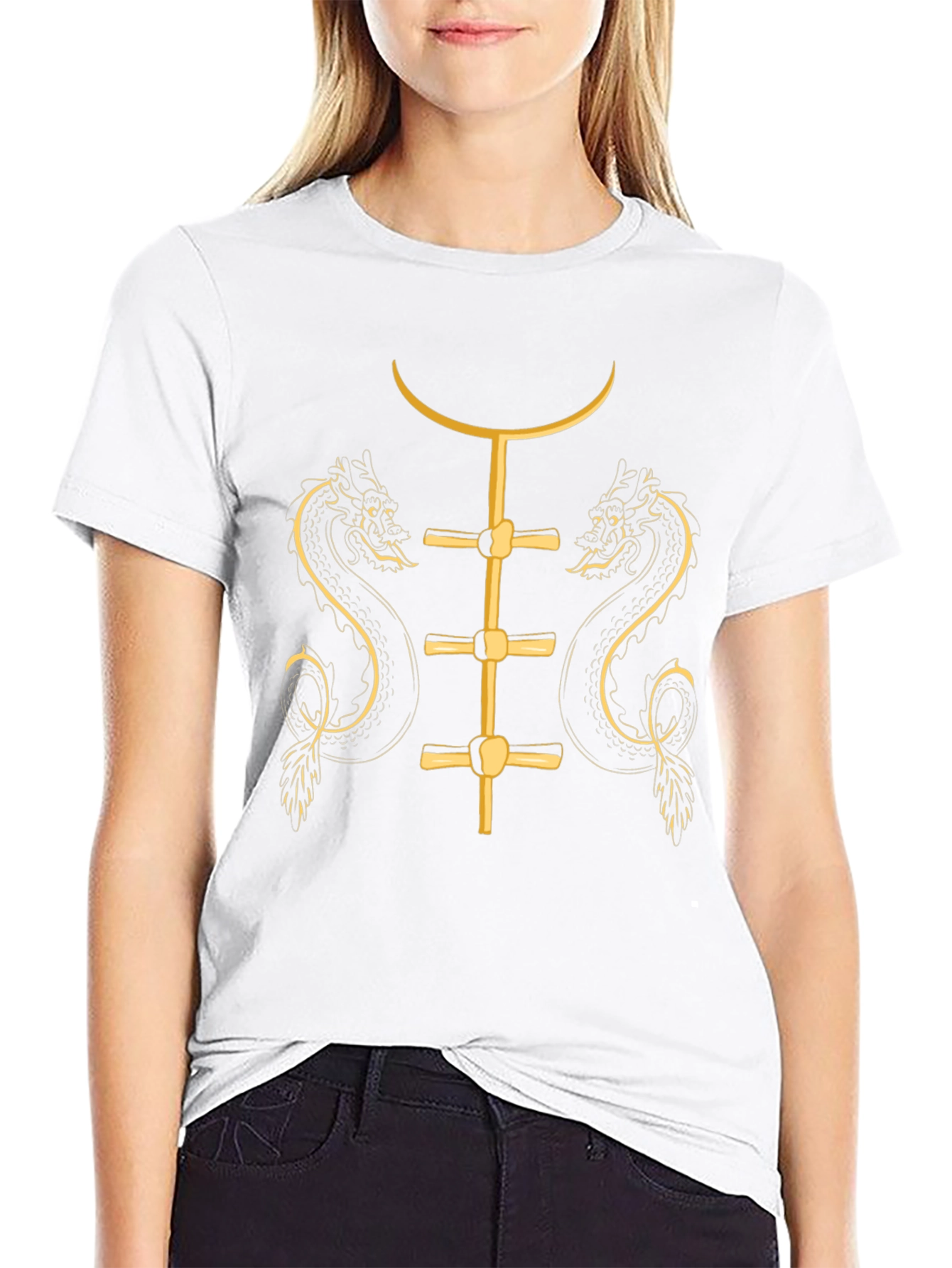 Dragon Symbol Black T-Shirt