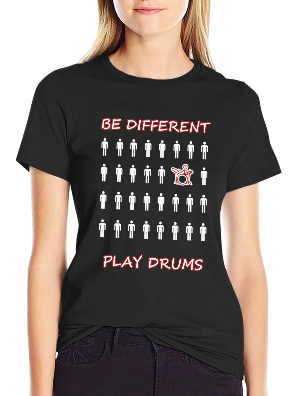 Be Different Play Drums T-Shirt
