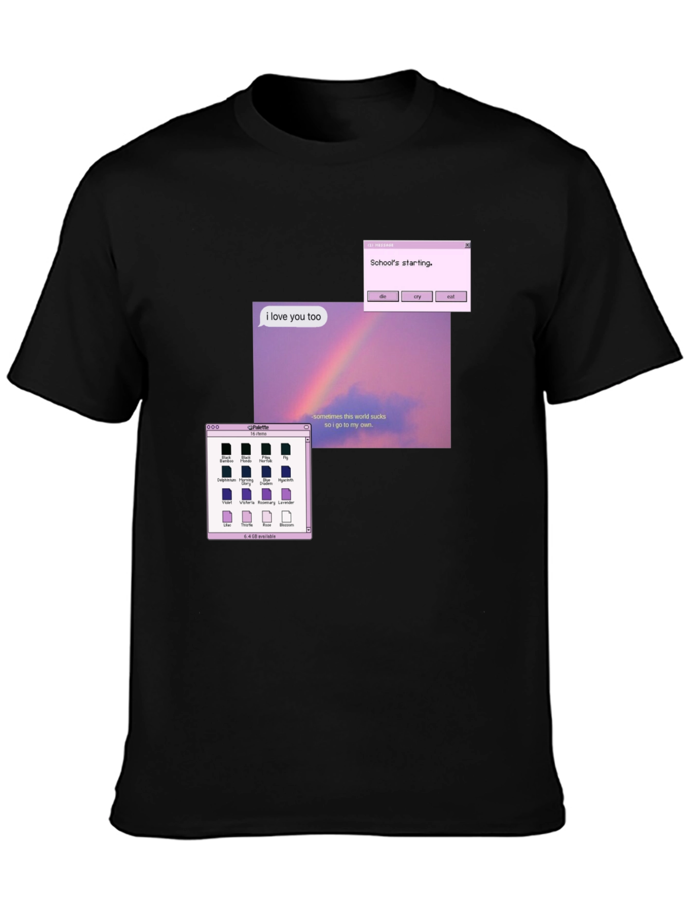 Aesthetic Retro Computer Graphic T-Shirt