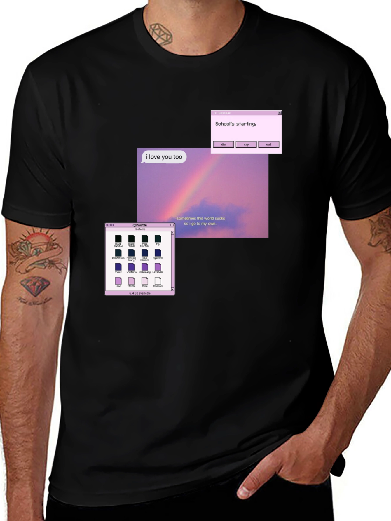 Aesthetic Retro Computer Graphic T-Shirt