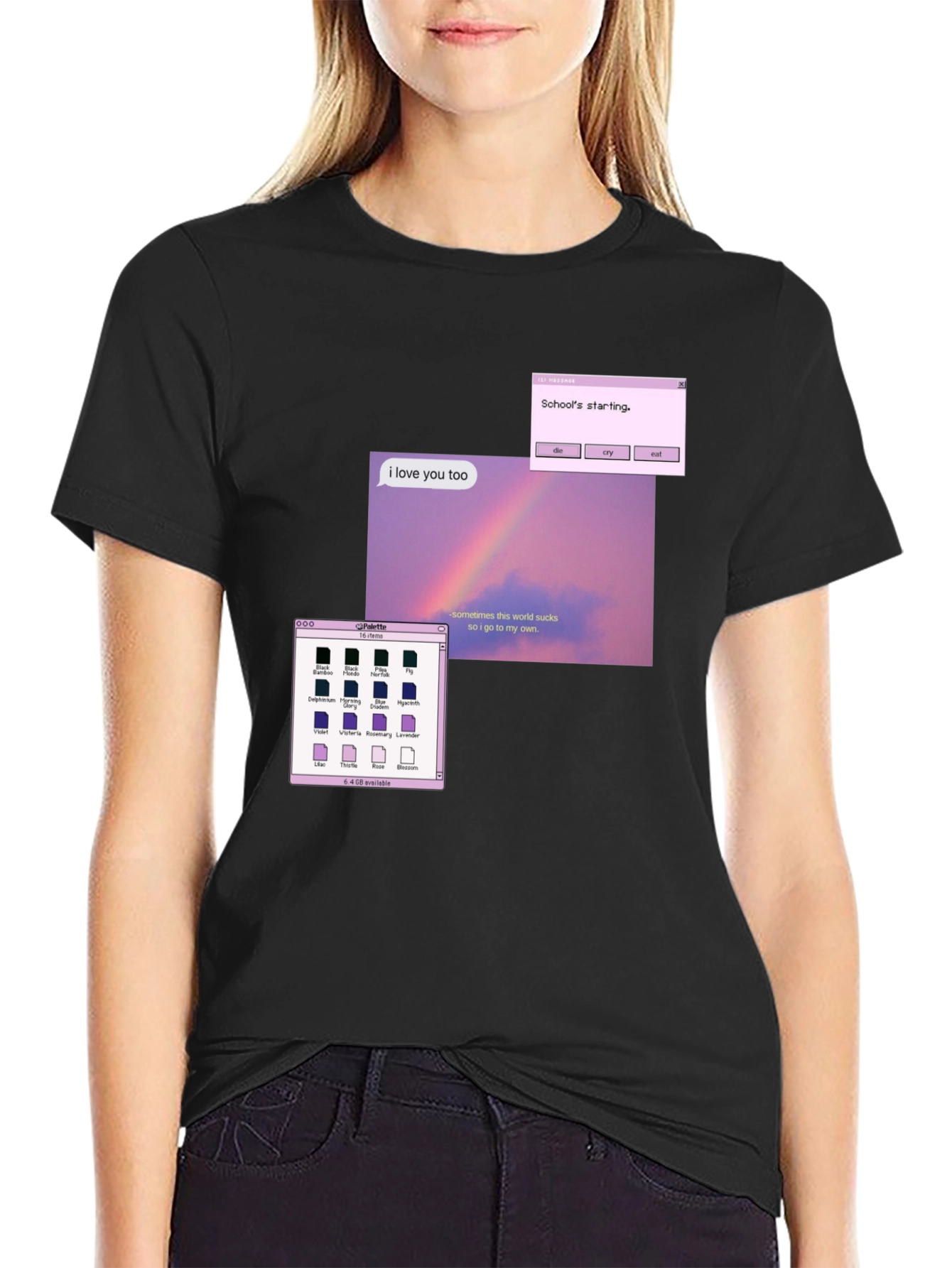 Aesthetic Retro Computer Graphic T-Shirt