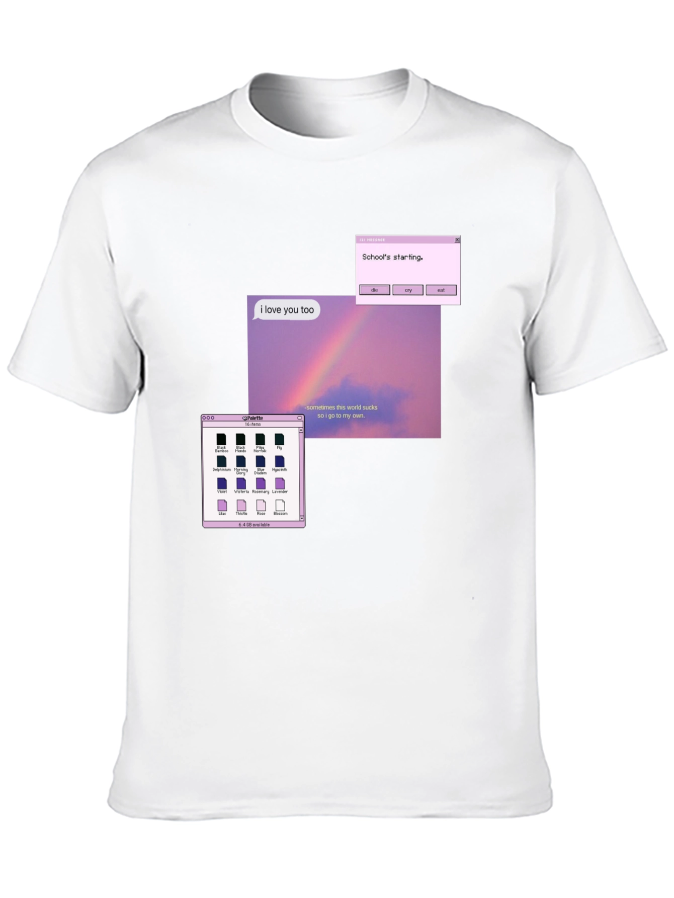 Aesthetic Retro Computer Graphic T-Shirt