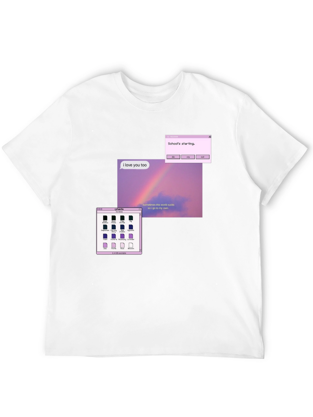 Aesthetic Retro Computer Graphic T-Shirt