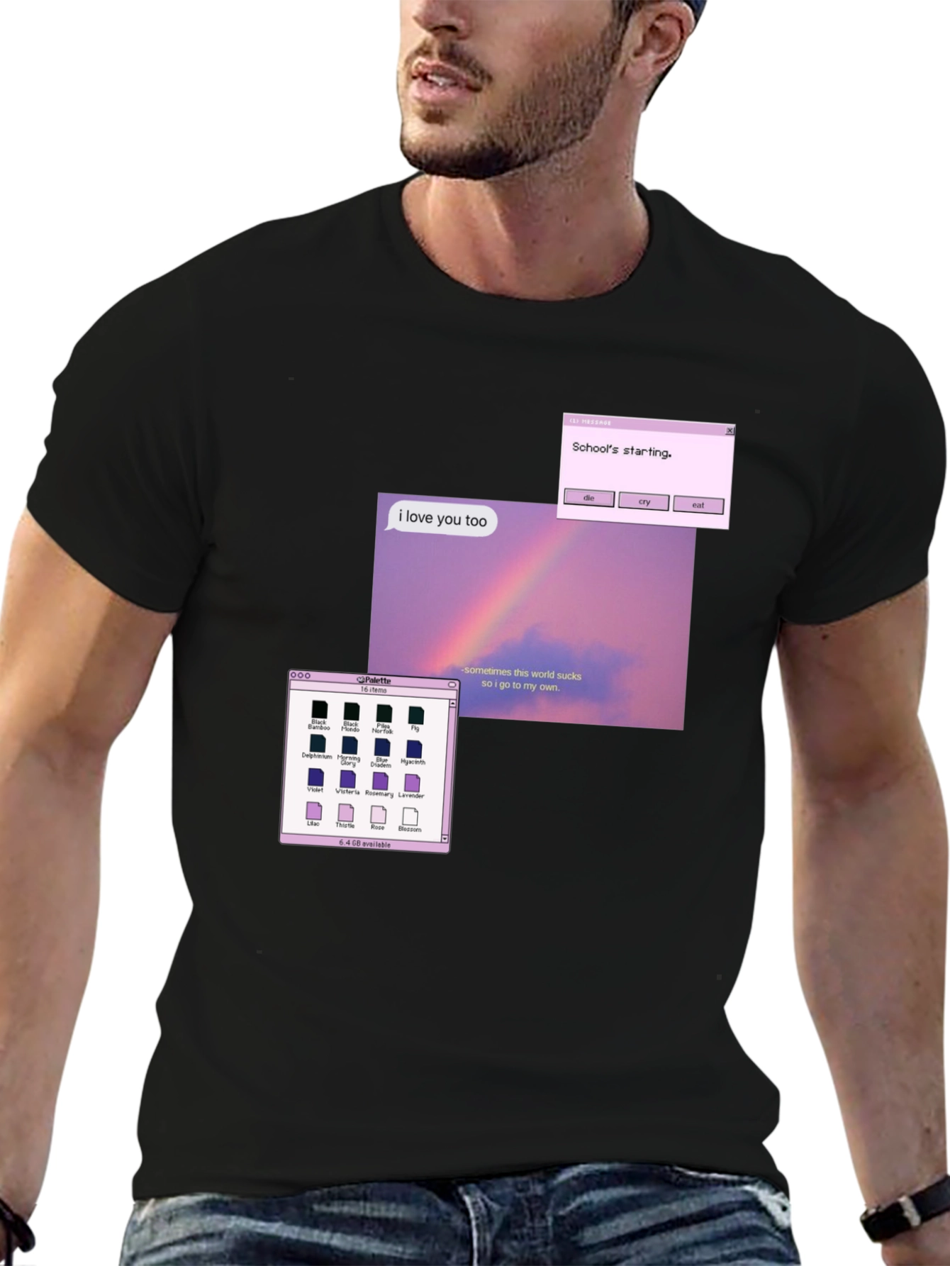 Aesthetic Retro Computer Graphic T-Shirt