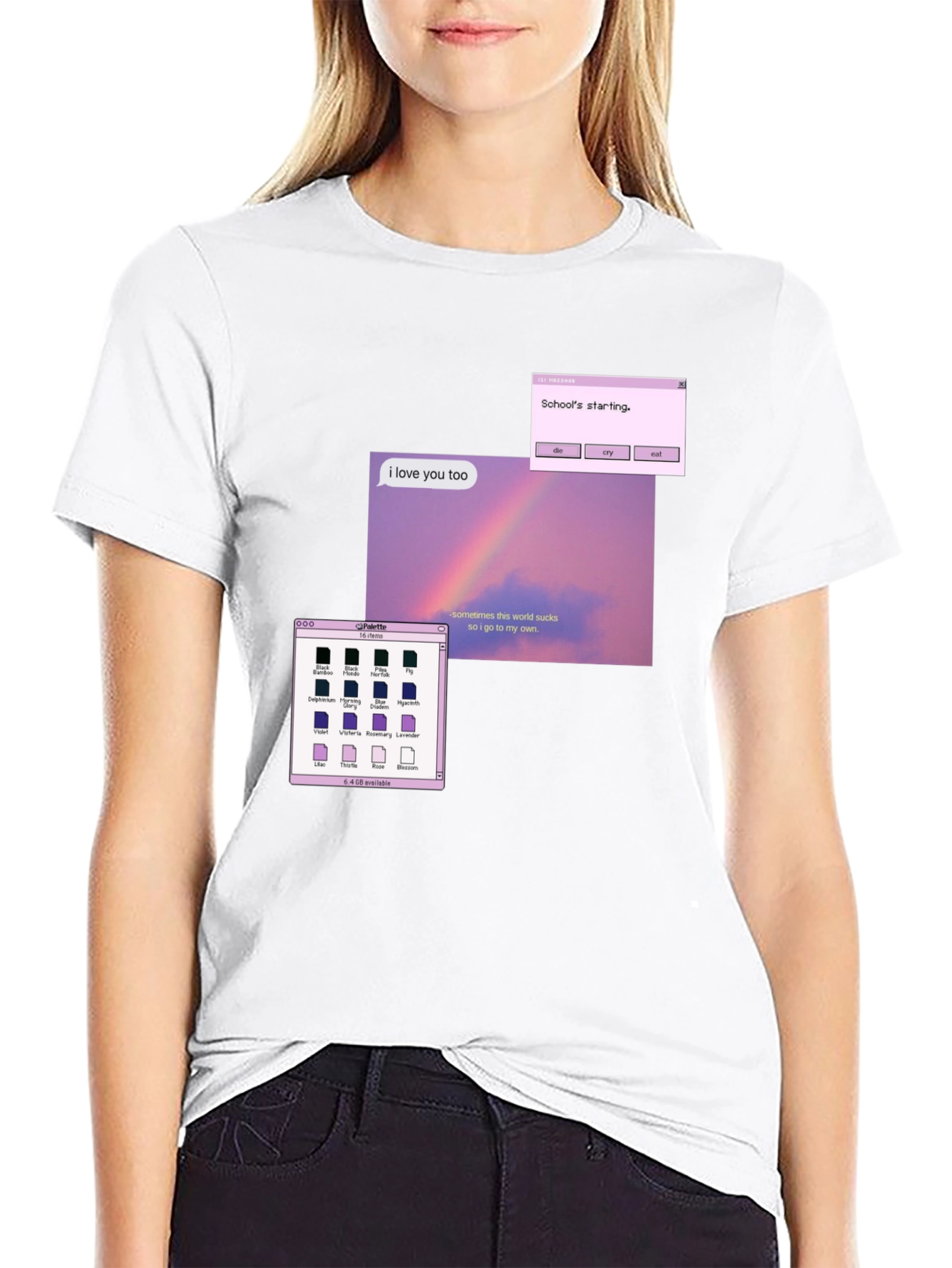 Aesthetic Retro Computer Graphic T-Shirt