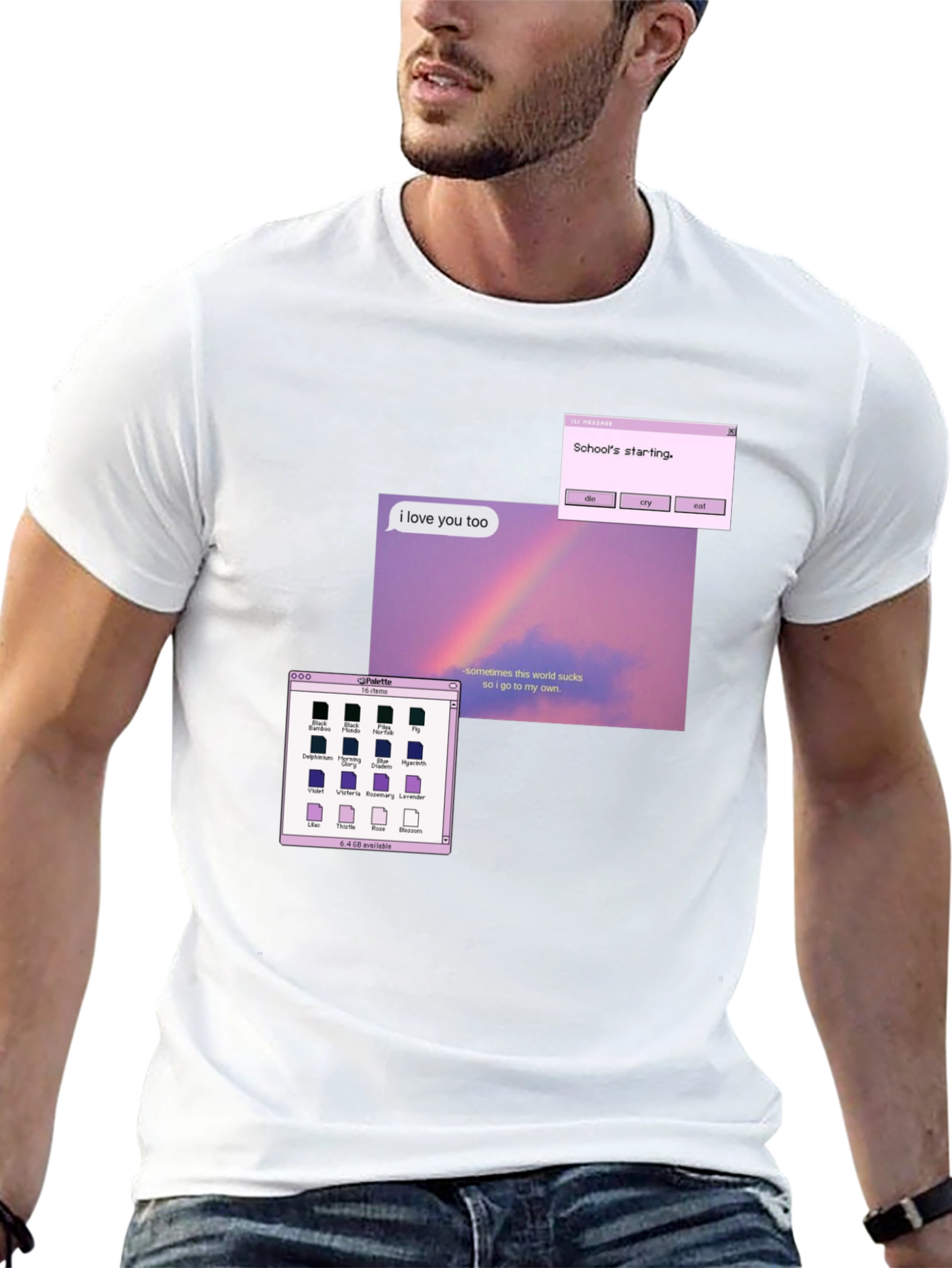 Aesthetic Retro Computer Graphic T-Shirt