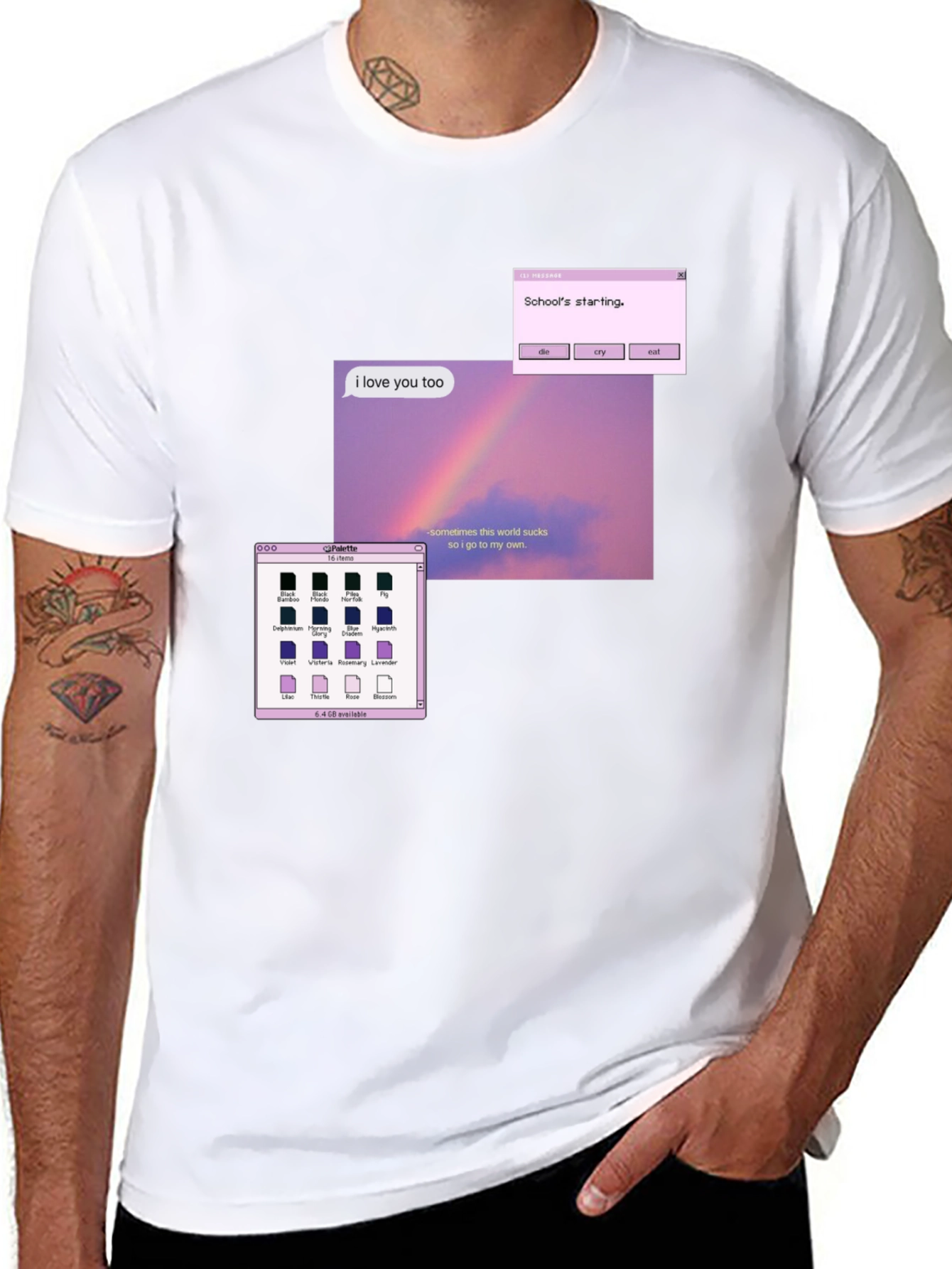 Aesthetic Retro Computer Graphic T-Shirt