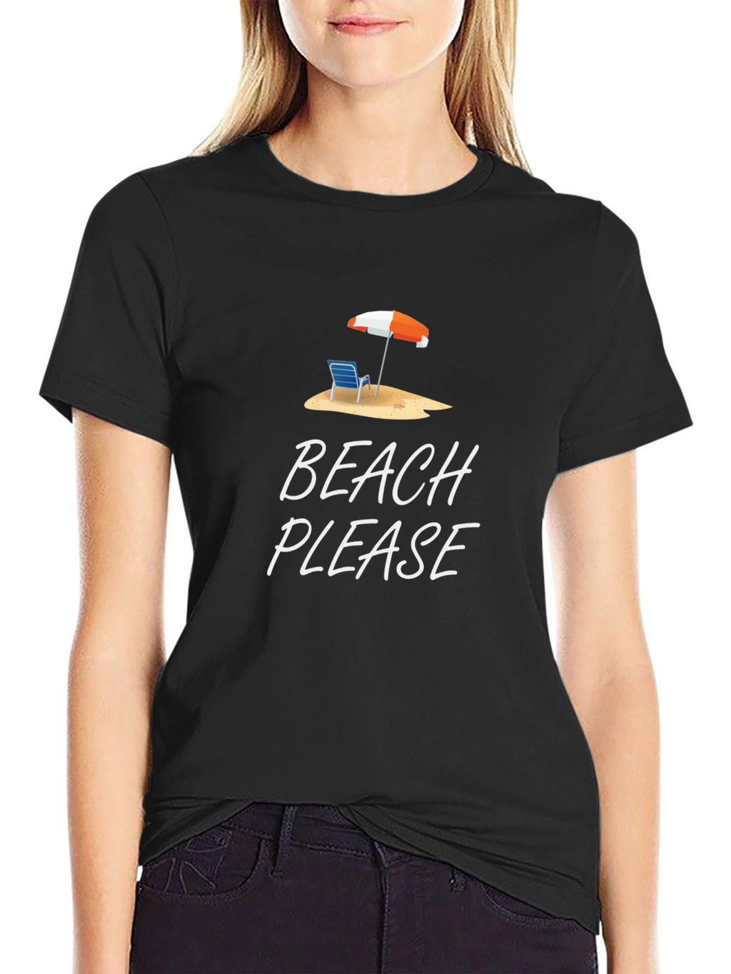 Beach Please T-Shirt - Summer Vacation Apparel