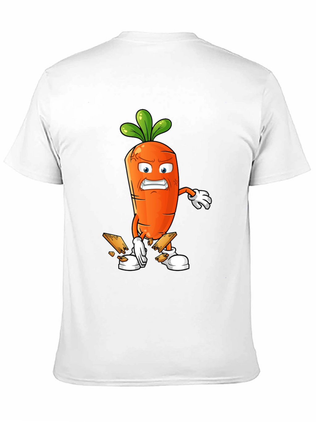 Angry Carrot Breaking Wood T-Shirt