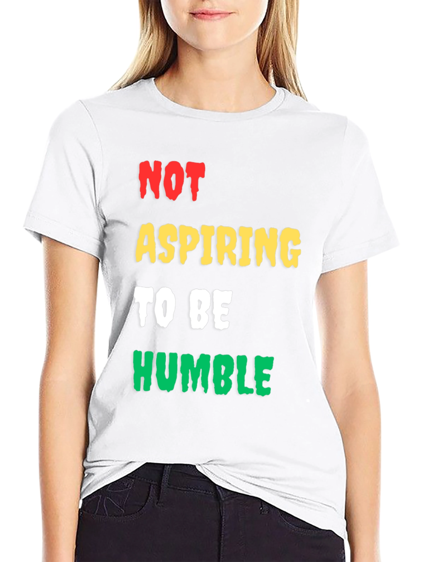 Not Aspiring to be Humble Mens Graphic Tee