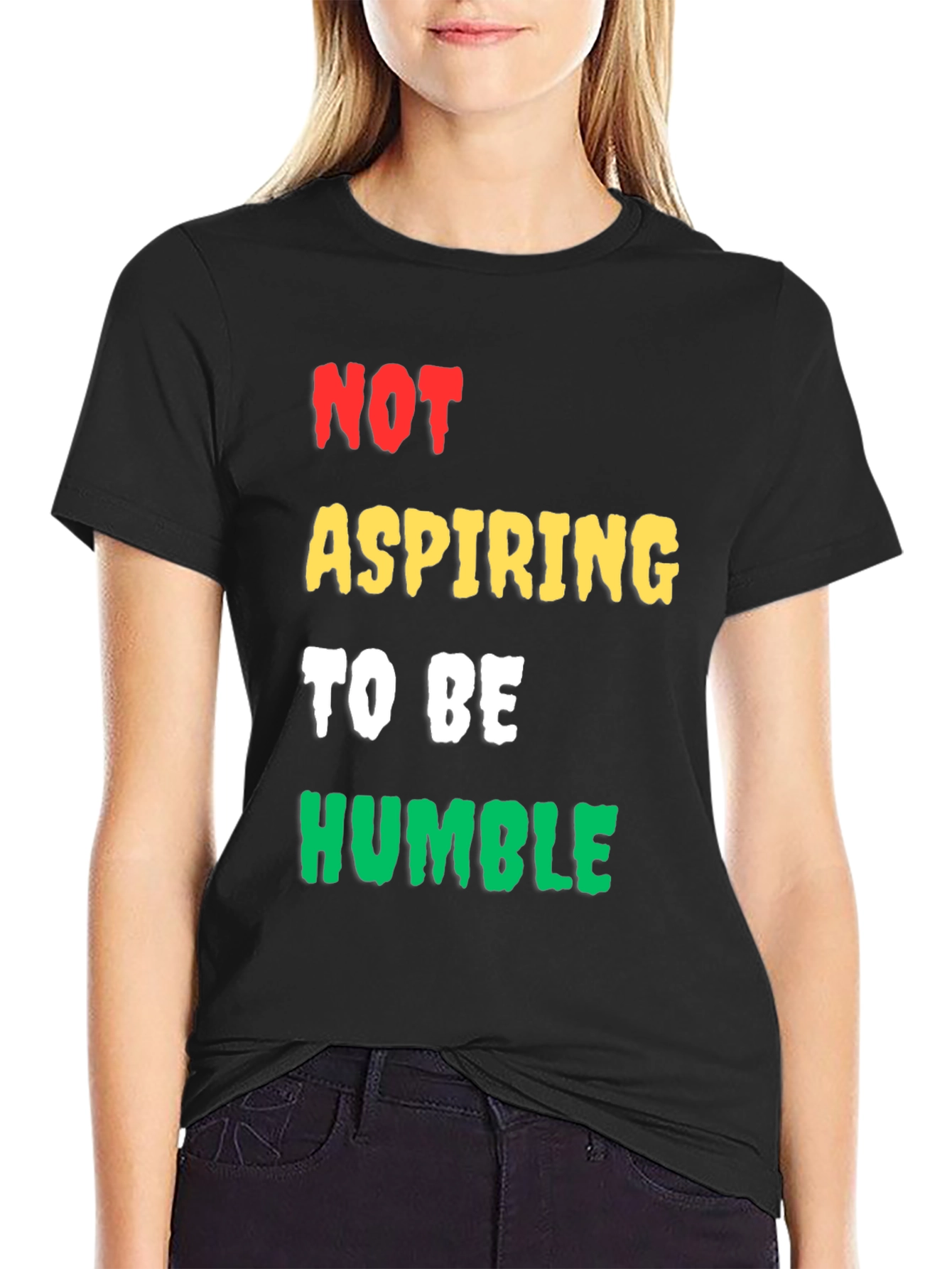 Not Aspiring to be Humble Mens Graphic Tee