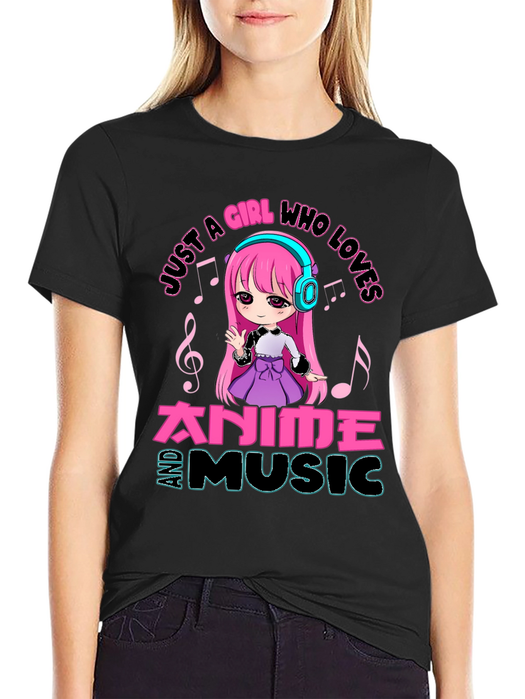 Anime and Music Lover T-Shirt