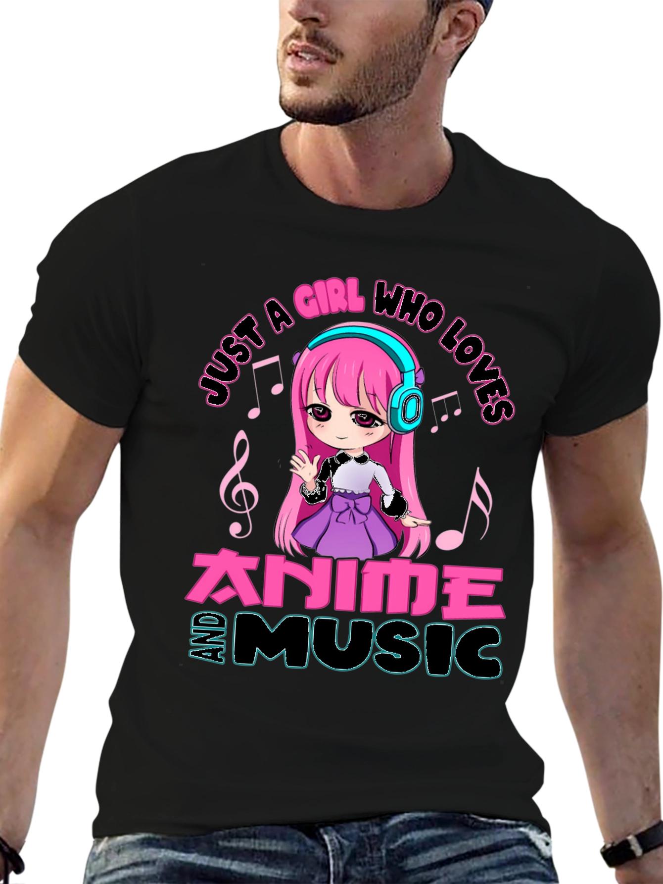 Anime and Music Lover T-Shirt