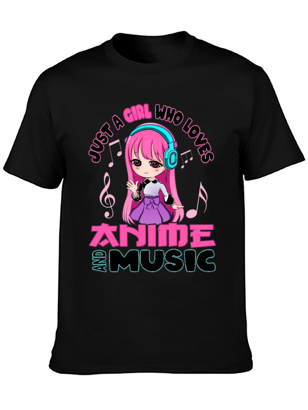 Anime and Music Lover T-Shirt