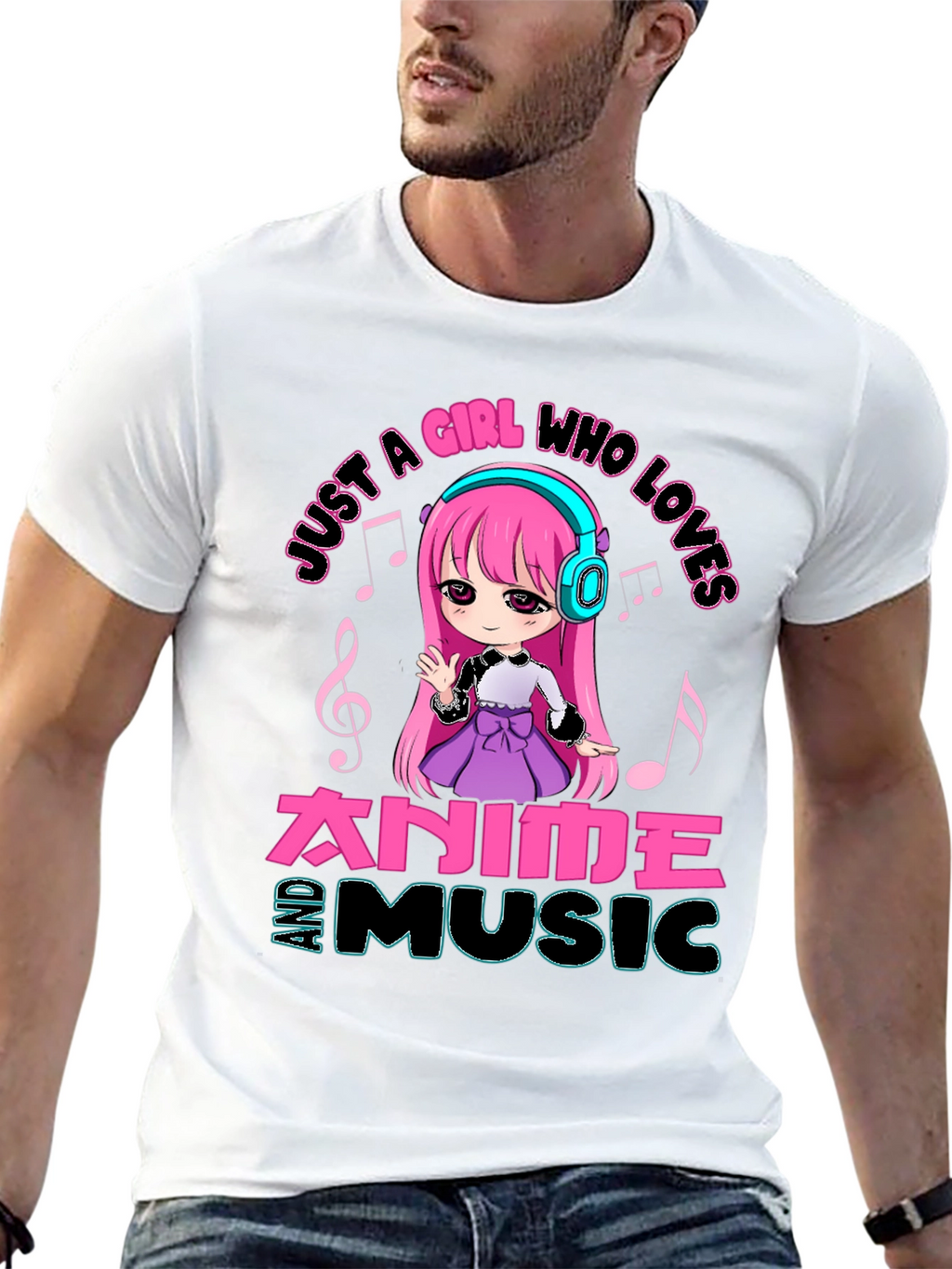 Anime and Music Lover T-Shirt