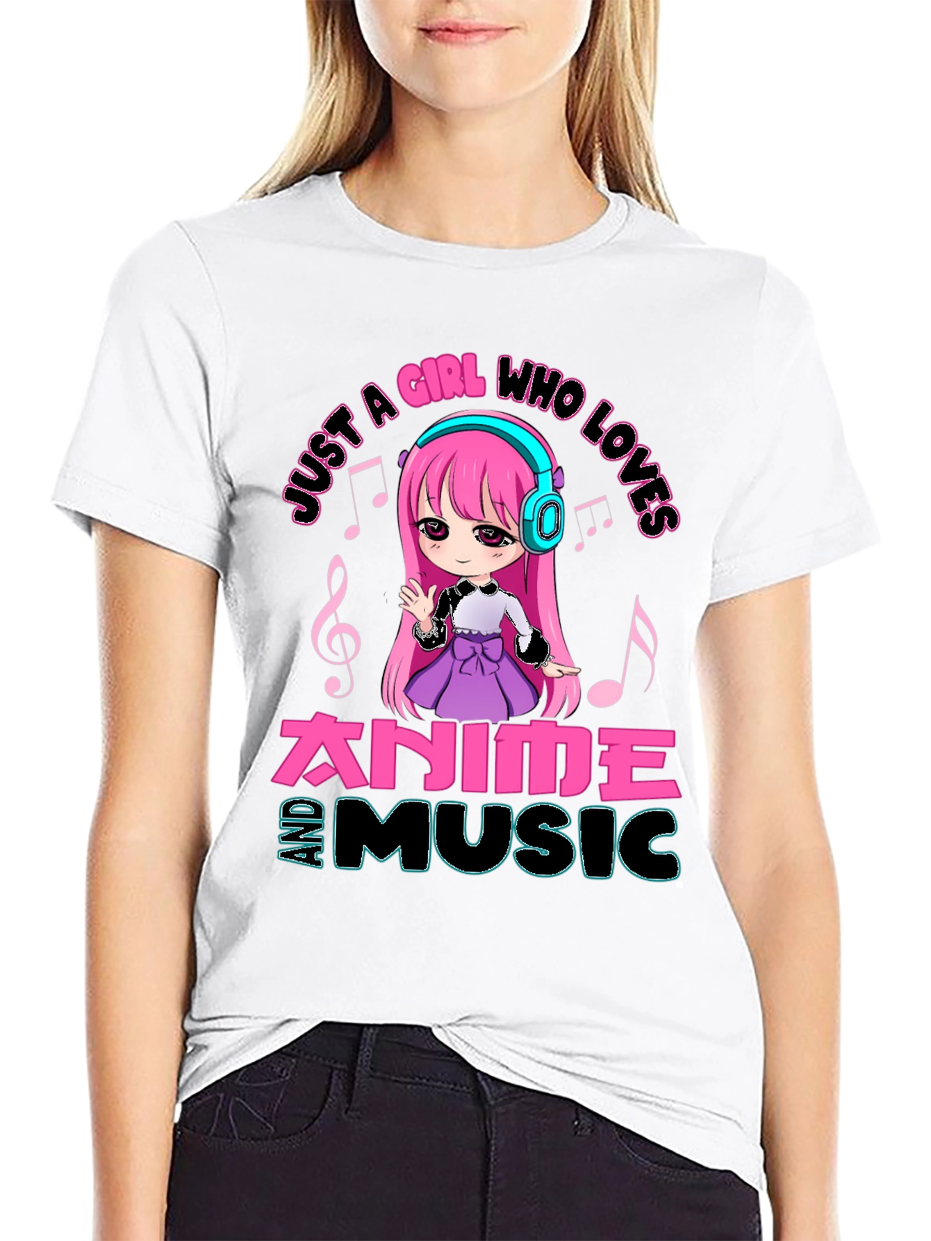 Anime and Music Lover T-Shirt