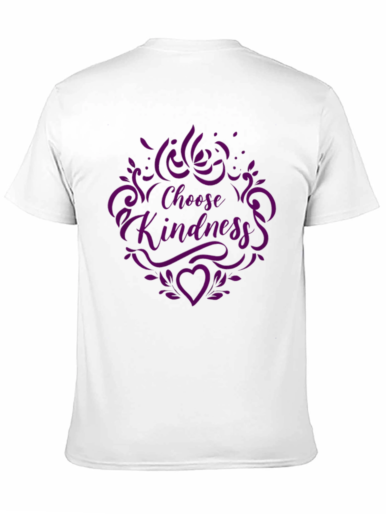Choose Kindness Graphic Tee - Black Purple