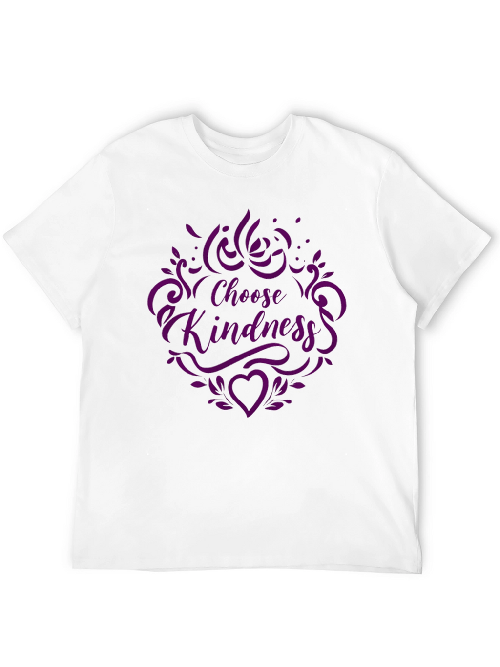 Choose Kindness Graphic Tee - Black Purple