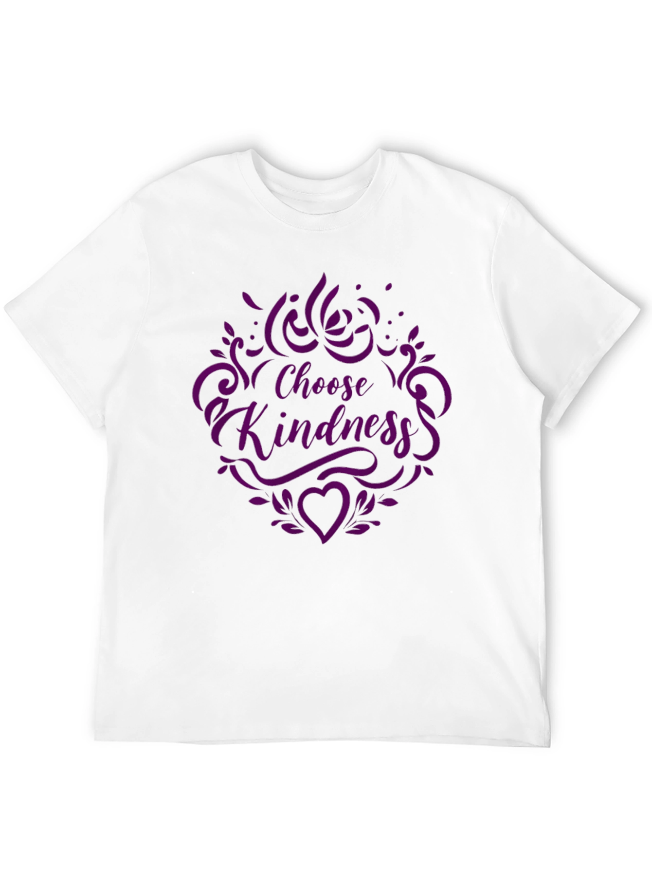 Choose Kindness Graphic Tee - Black Purple