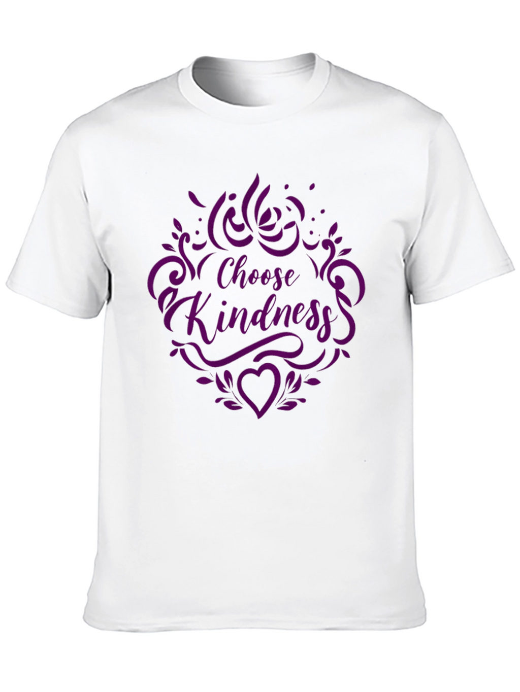 Choose Kindness Graphic Tee - Black Purple