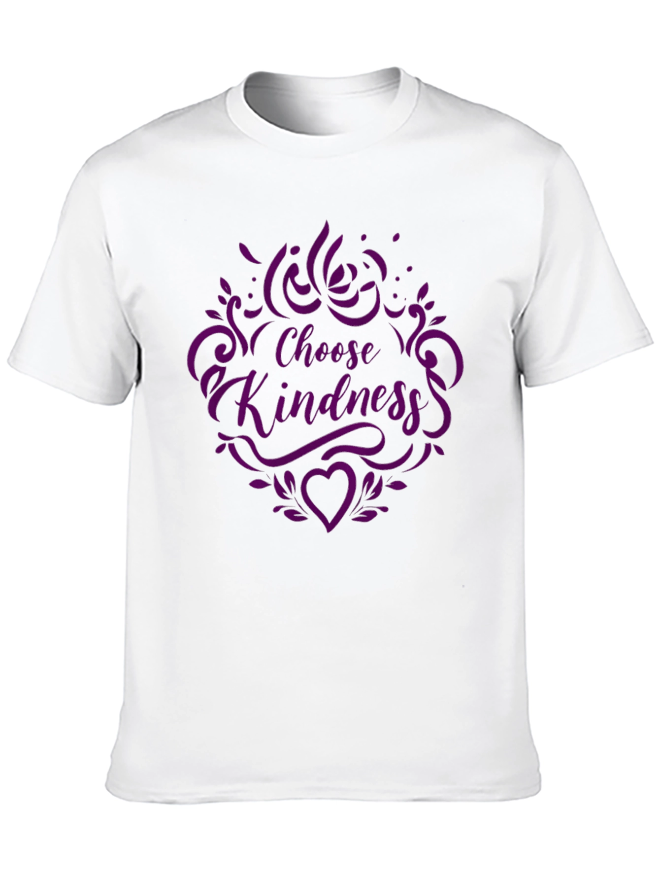 Choose Kindness Graphic Tee - Black Purple