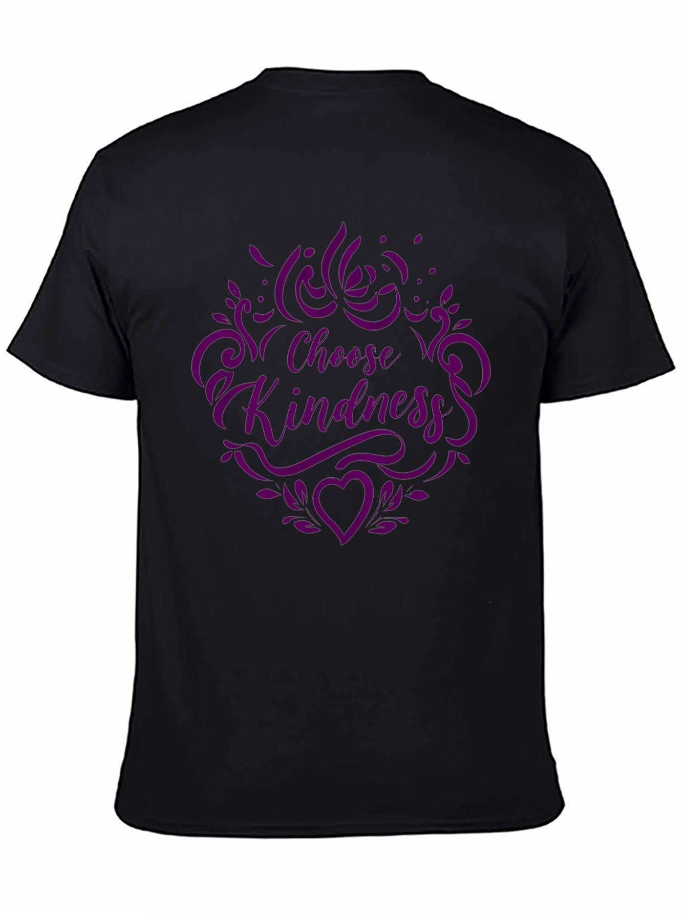 Choose Kindness Graphic Tee - Black Purple