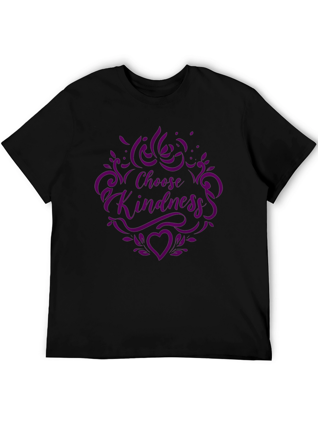Choose Kindness Graphic Tee - Black Purple