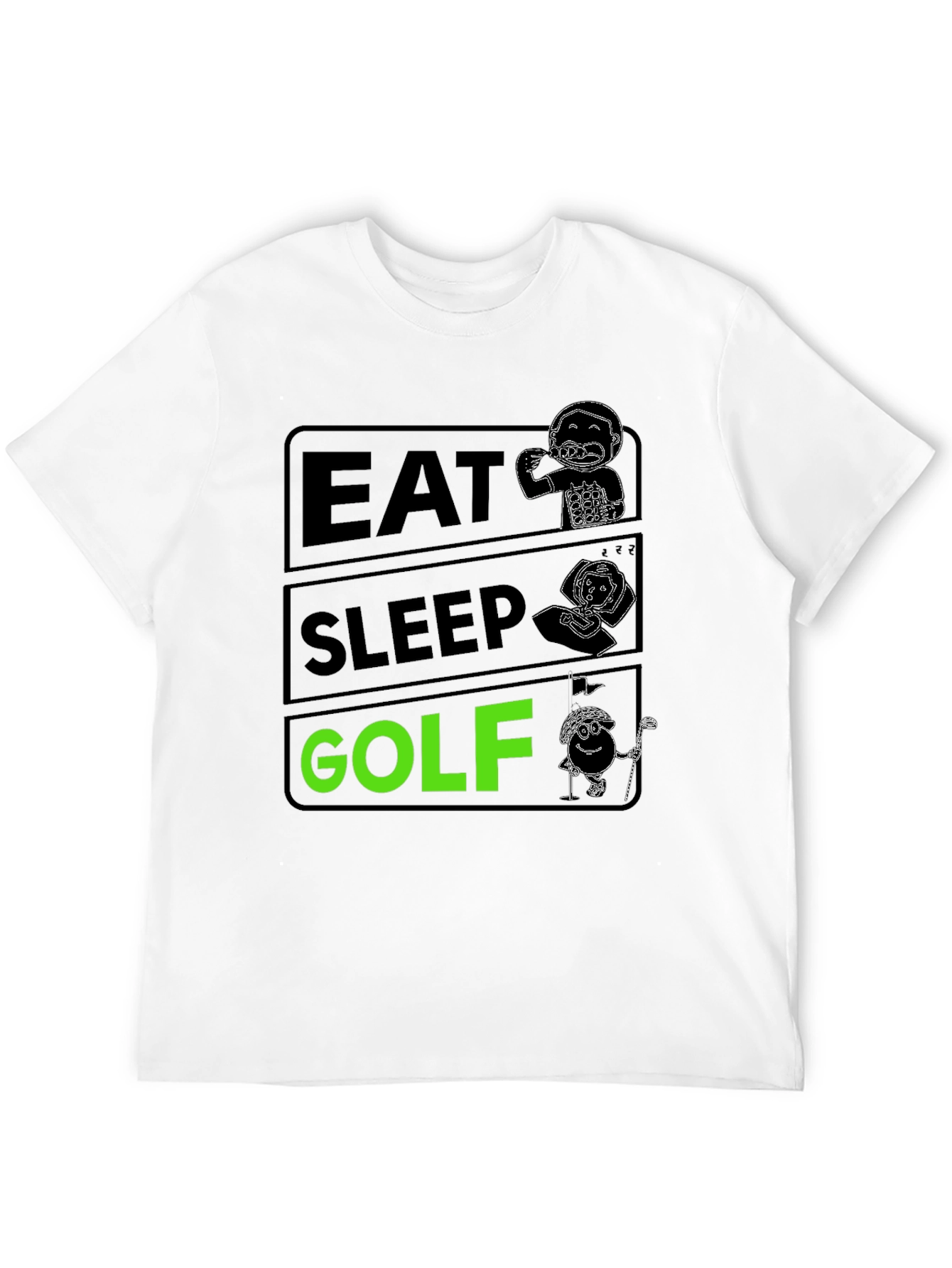 Eat Sleep Golf Funny T-Shirt | Golfer Gift