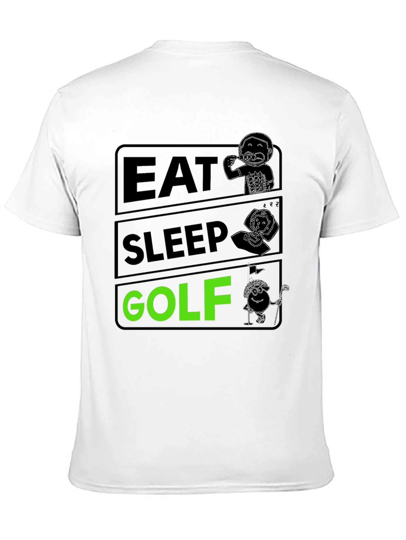 Eat Sleep Golf Funny T-Shirt | Golfer Gift