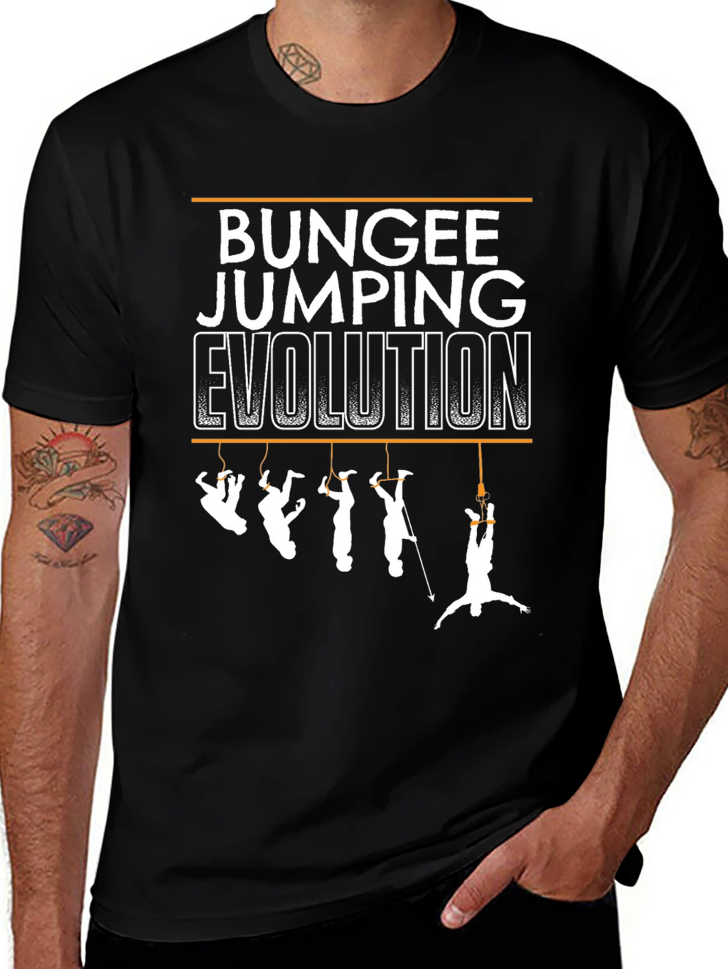 Bungee Jumping Evolution T-Shirt