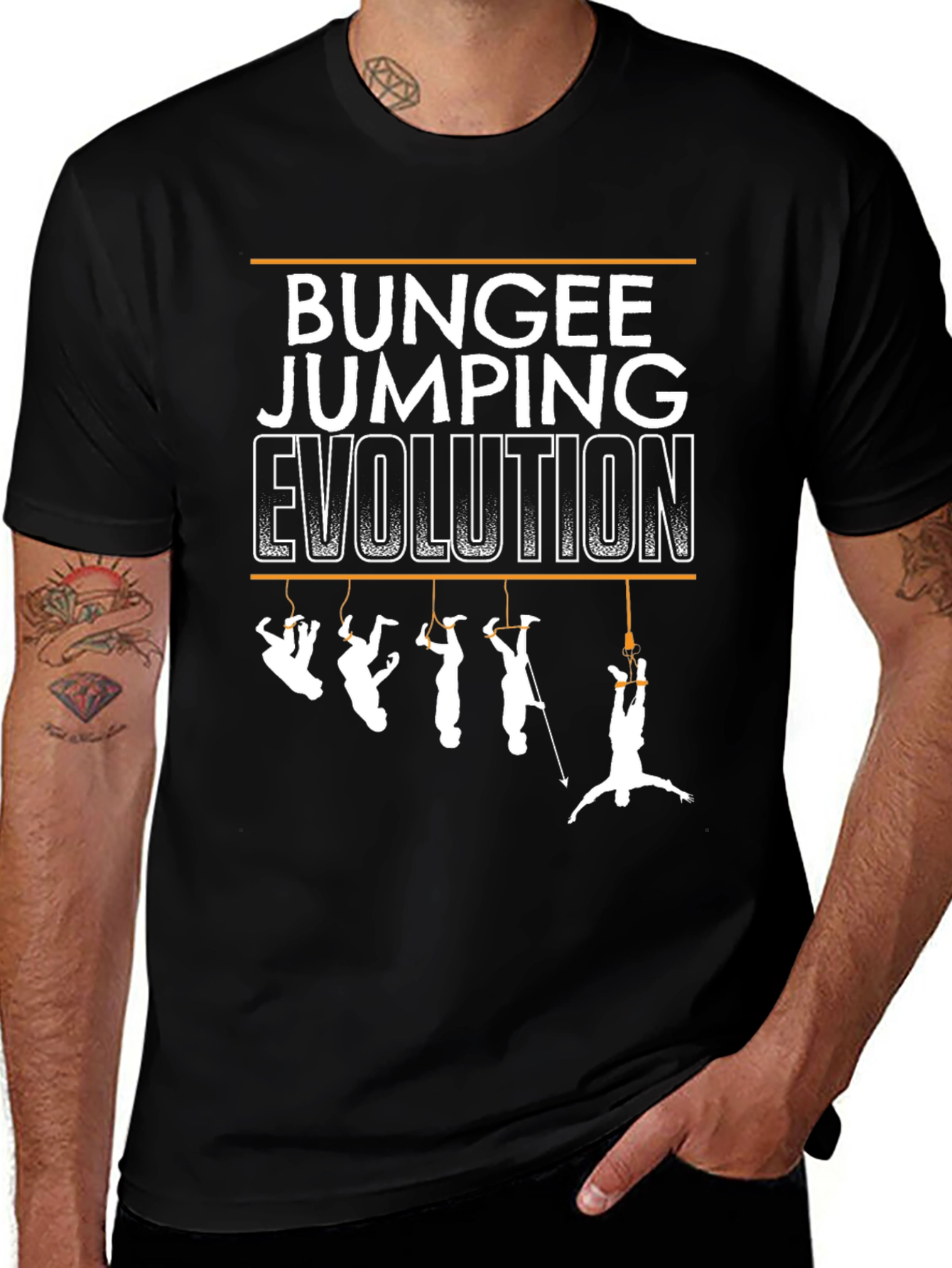 Bungee Jumping Evolution T-Shirt