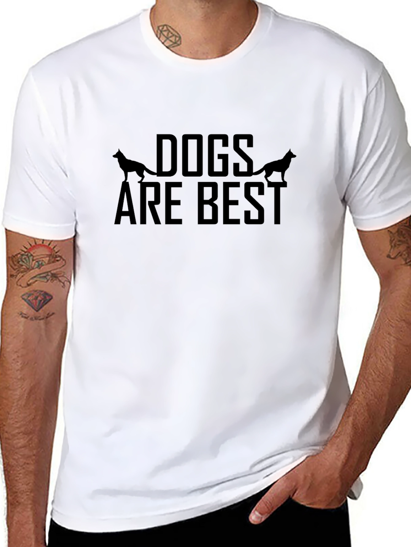 Dogs Are Best Graphic T-Shirt