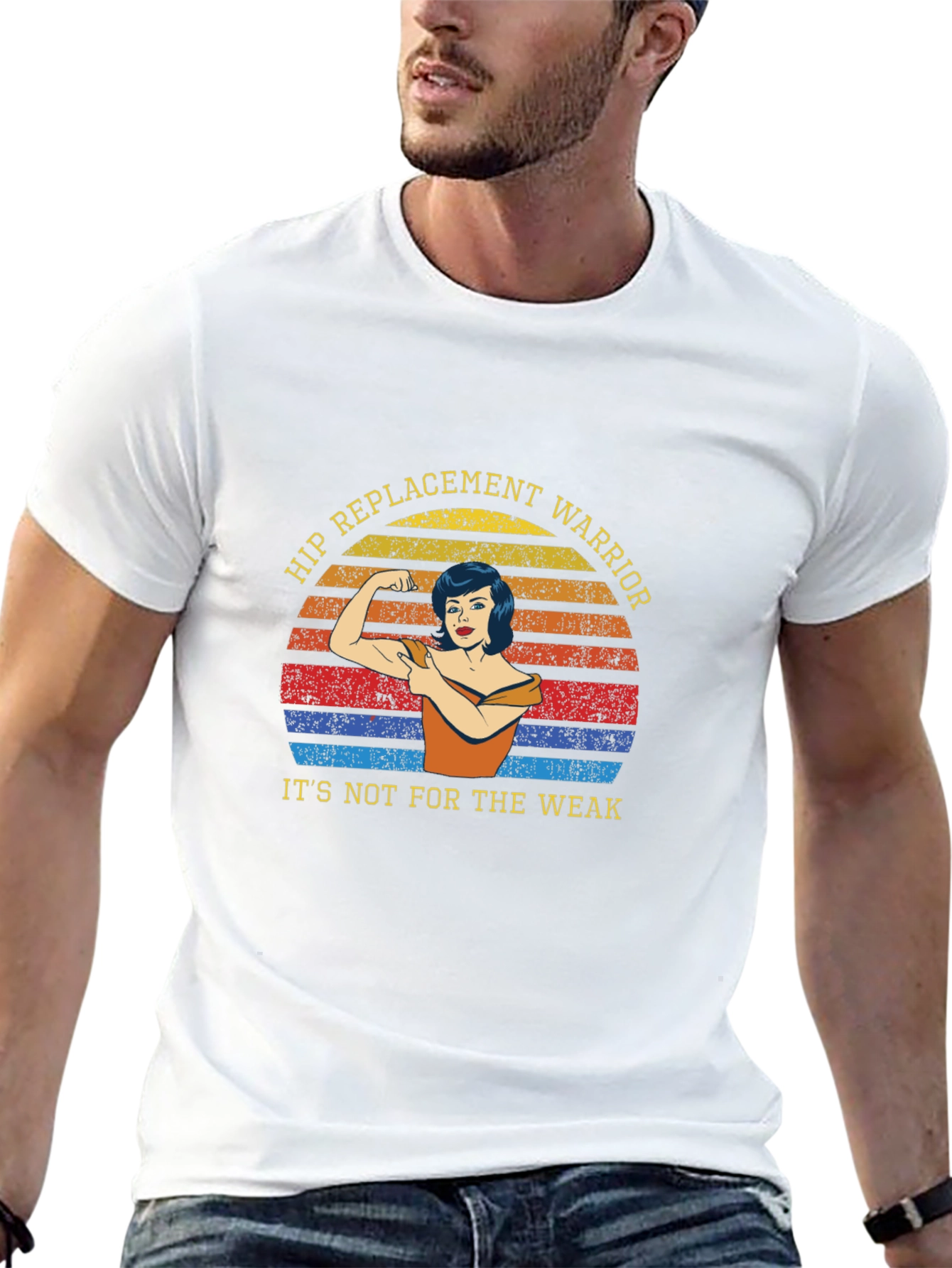 Hip Replacement Warrior Graphic Tee