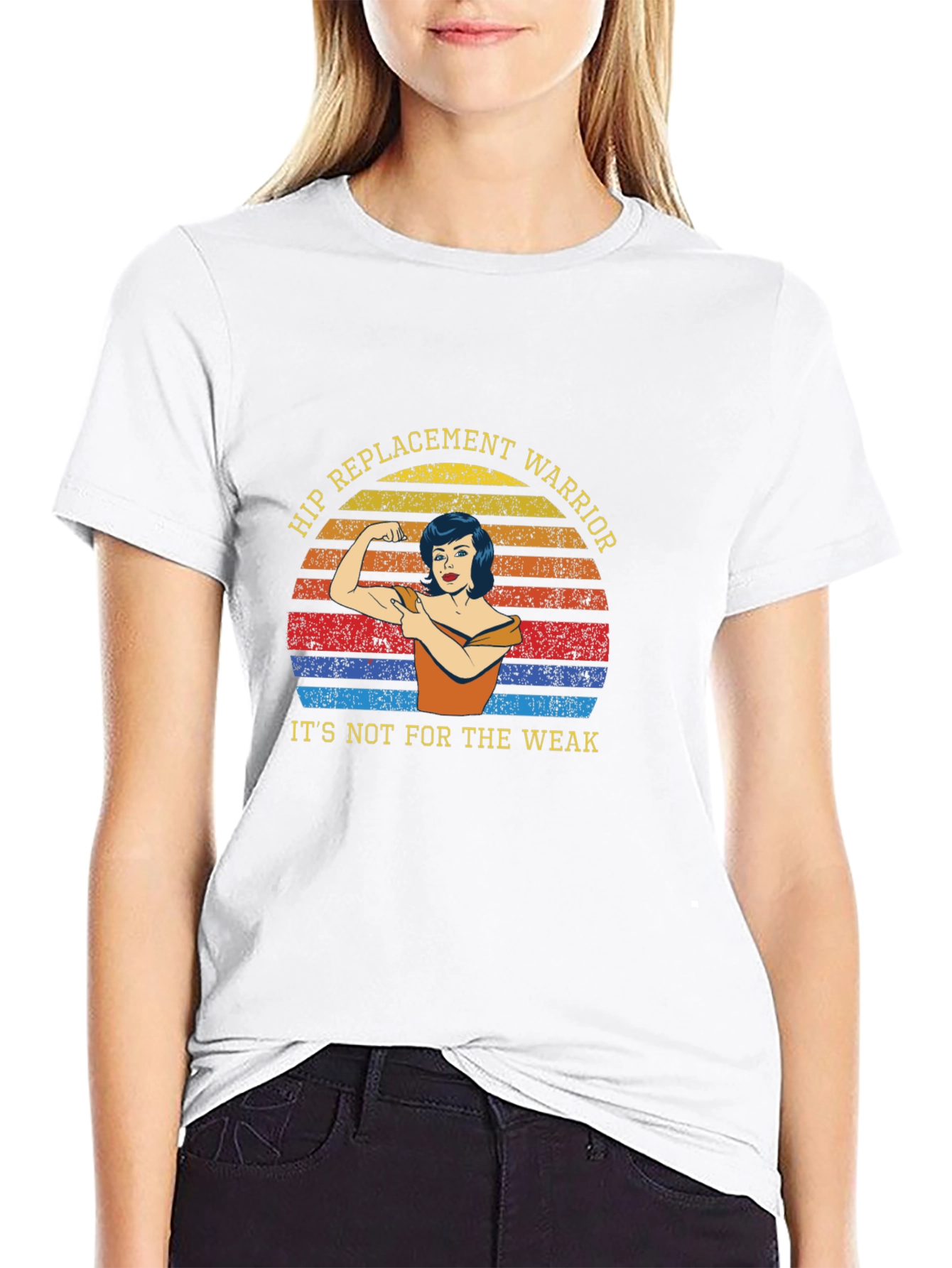 Hip Replacement Warrior Graphic Tee