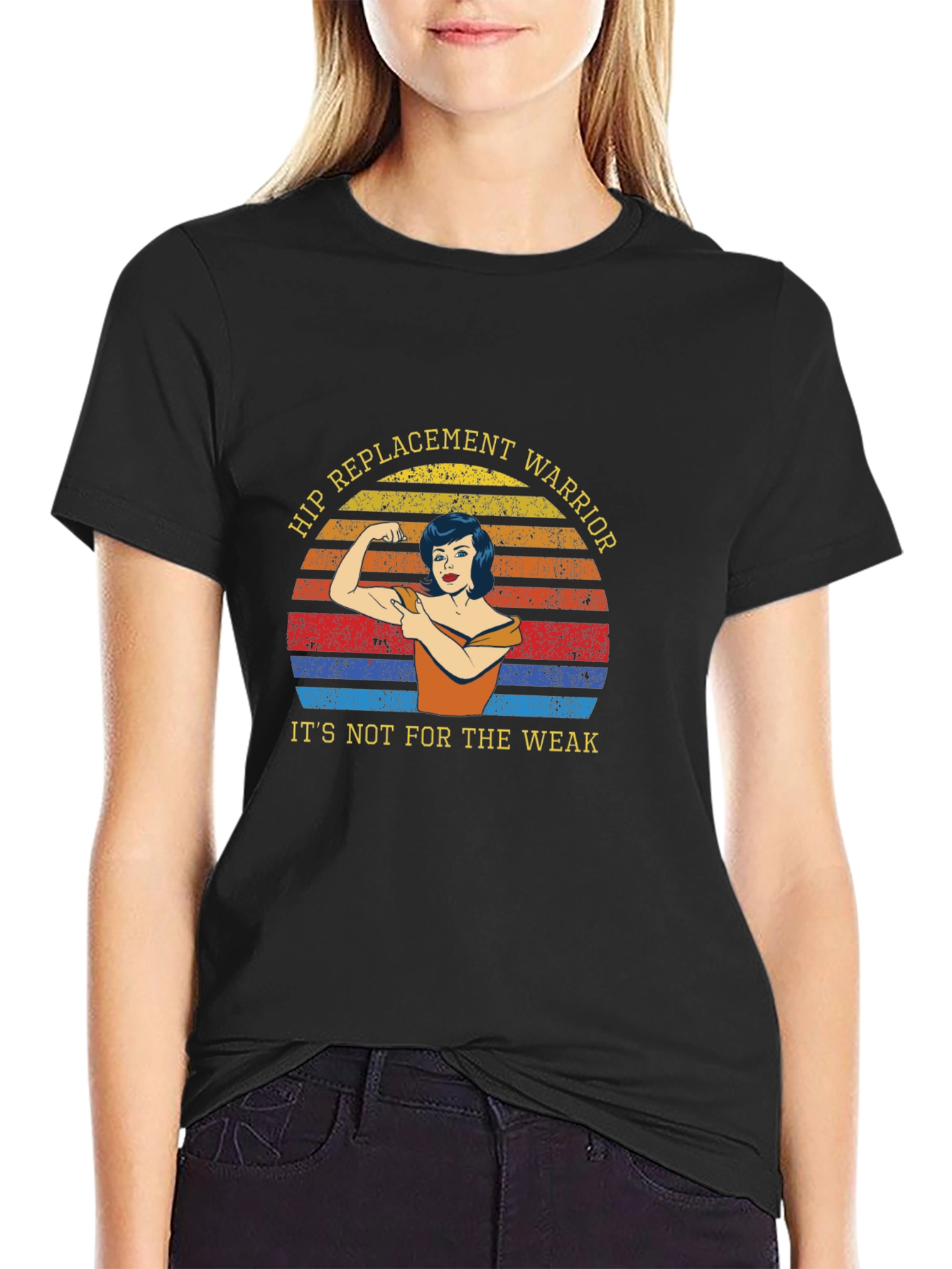 Hip Replacement Warrior Graphic Tee