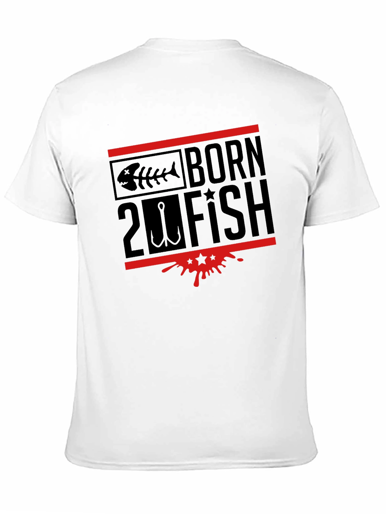 Born 2 Fish Graphic Tee - Black