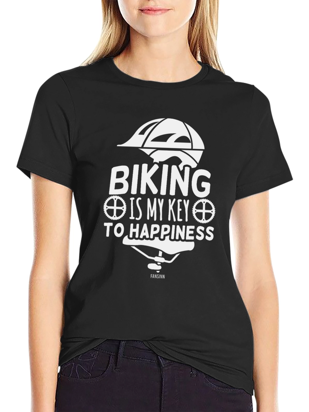 Biking is my Key to Happiness Tee