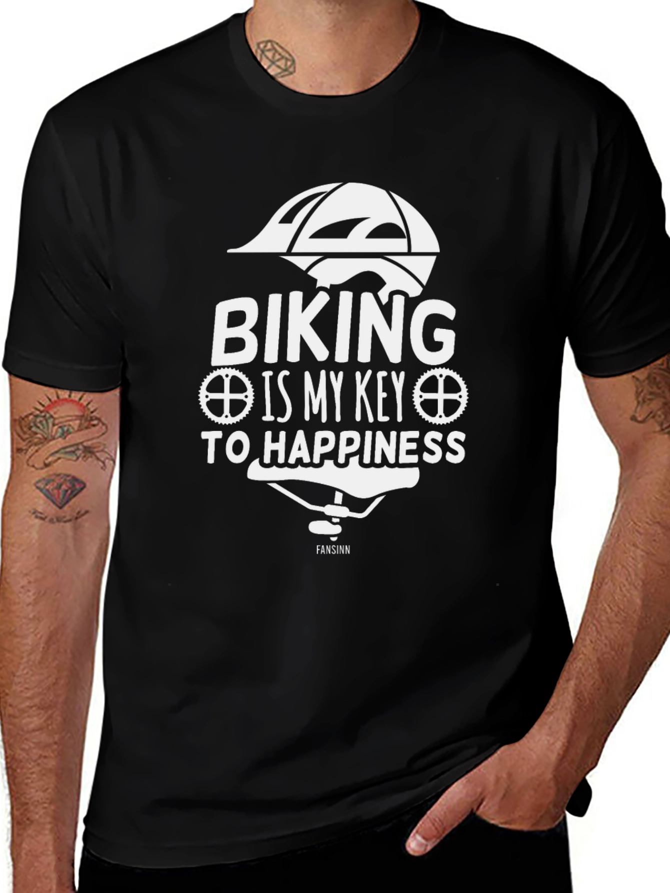 Biking is my Key to Happiness Tee