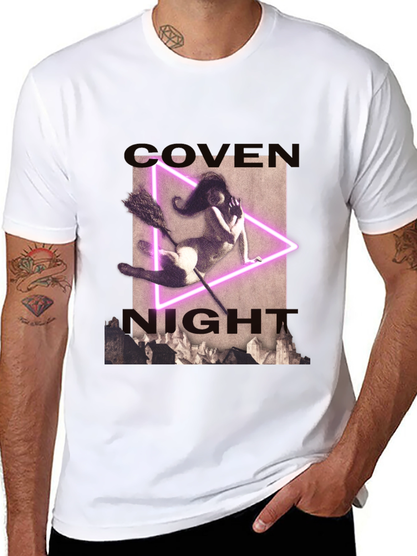 Coven Night T-Shirt - Witch Graphic Tee