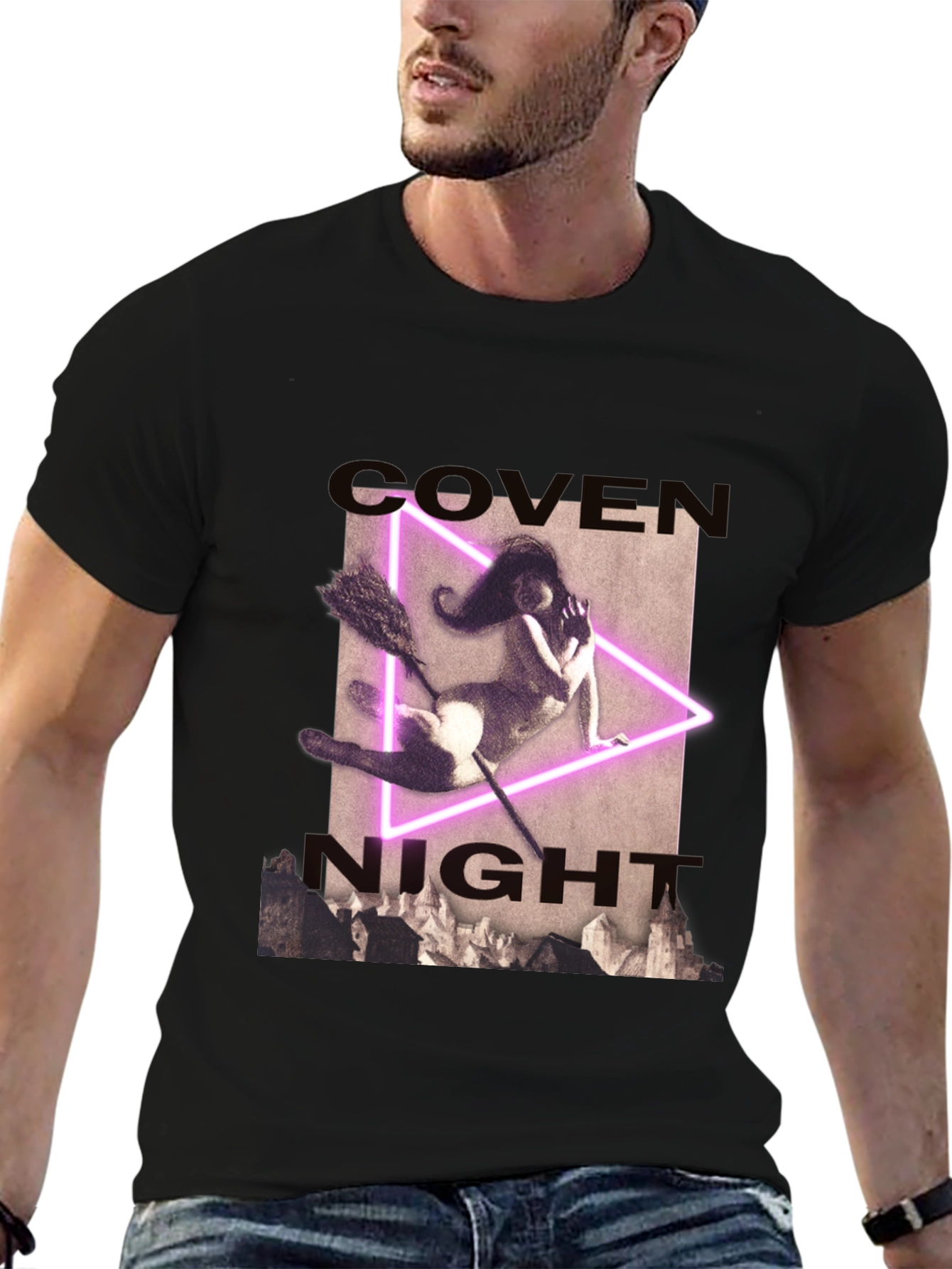 Coven Night T-Shirt - Witch Graphic Tee
