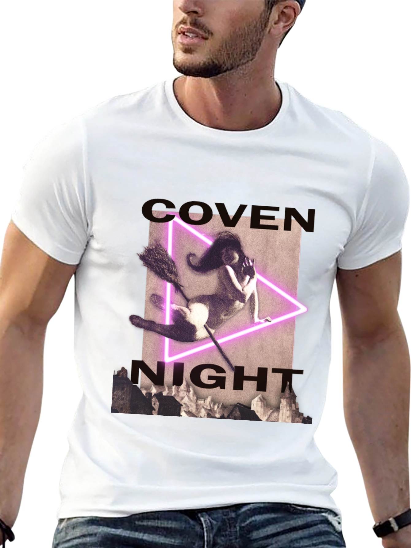 Coven Night T-Shirt - Witch Graphic Tee