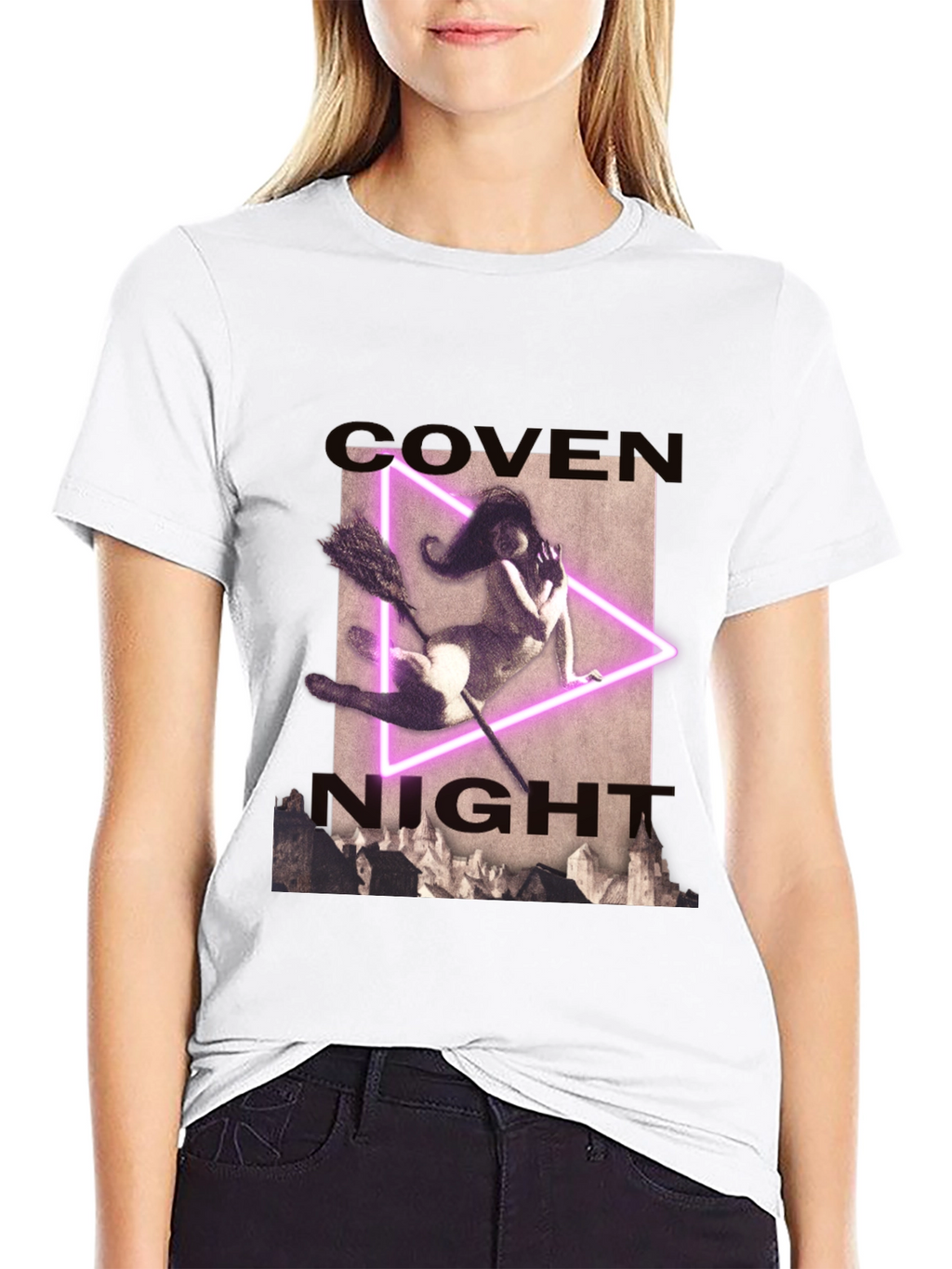 Coven Night T-Shirt - Witch Graphic Tee