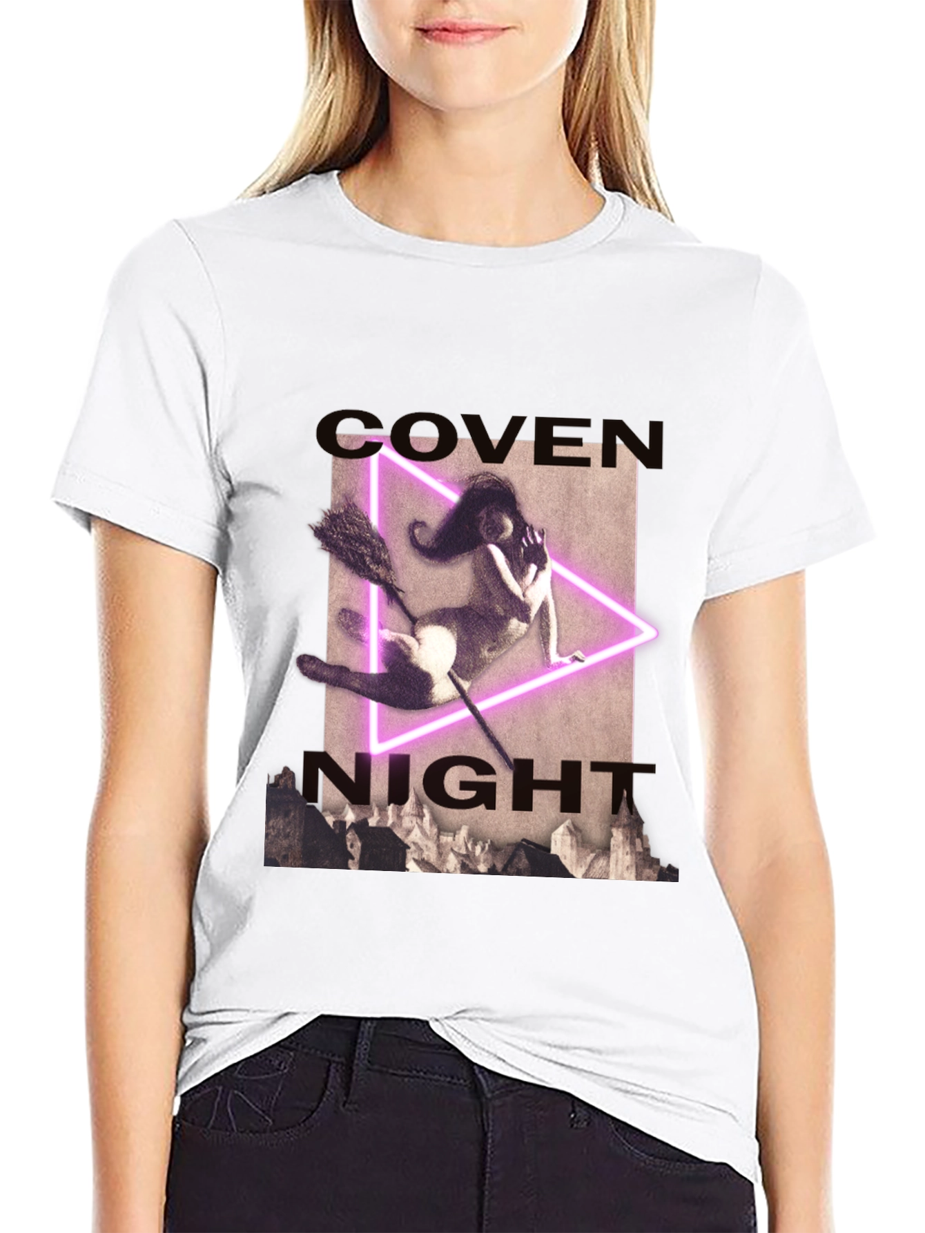 Coven Night T-Shirt - Witch Graphic Tee